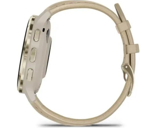 Garmin 010-02785-55 smartwatch / sport watch 3.05 cm (1.2") AMOLED 41 mm Digital 390 x 390 pixels Touchscreen Gold Wi-Fi GPS (satellite) Smart-Watch Pulksteņi