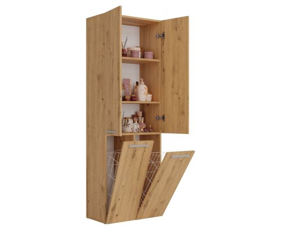 Top E Shop Topeshop NEL 2K DD ART KPL bathroom storage cabinet Oak Jaunumi -Dārzam