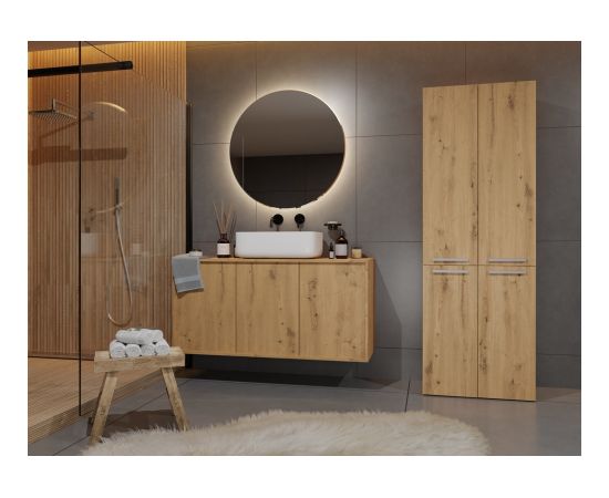 Top E Shop Topeshop NEL 2K DD ART KPL bathroom storage cabinet Oak Jaunumi -Dārzam