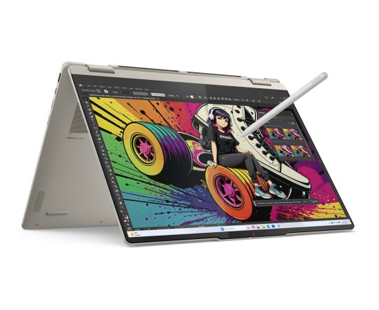 Lenovo Yoga 7 2-in-1 16AKP10 16'' WUXGA Touch AMD Ryzen AI 7 350 16GB 1TB SSD W11P, Seashell Portatīvie datori