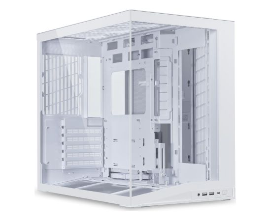 Case LIAN LI ATX/micro ATX/Mini-ITX White Mini Tower O11D MINI V2 Flow G99.O11DMIV2W.00 Datoru korpusi