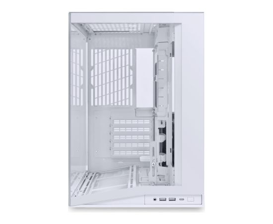 Case LIAN LI ATX/micro ATX/Mini-ITX White Mini Tower O11D MINI V2 Flow G99.O11DMIV2W.00 Datoru korpusi