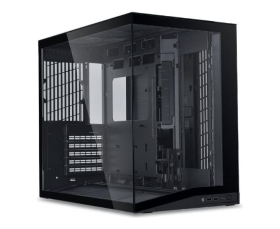 Case LIAN LI O11 DYNAMIC MINI V2 FLOW MiniTower Colour Black G99.O11DMIV2FX.00 Datoru korpusi