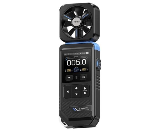 FNIRSI FAM-02 Digital Anemometer Testeri un mērierīces