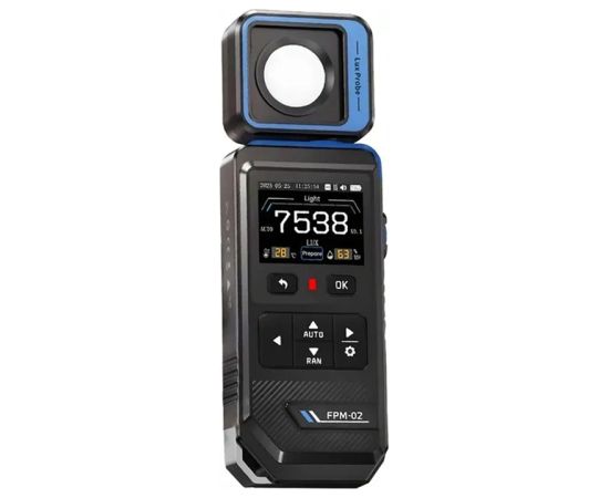 FNIRSI FPM-02 Illuminance Meter with Color Screen Testeri un mērierīces