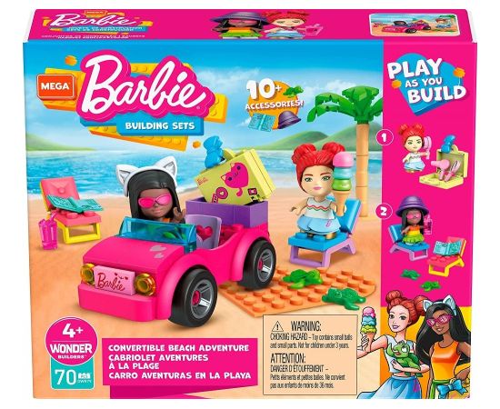 Mattel Barbie klocki Plażowanie w Malibu (GWR79) Машины и аксессуары