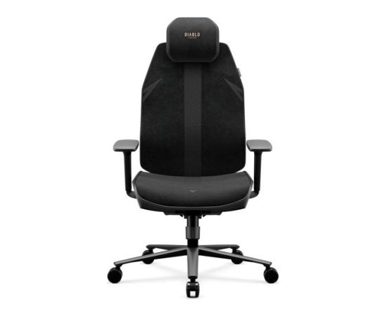 Krzesło biurowe Diablo Chairs Fotel biurowy ergonomiczny czarny V-Flash Ultra Black Новости, мебель, дом
