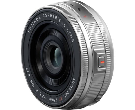 Fujifilm Fujinon XF 23mm f/2.8 R WR lens, silver Objektīvi