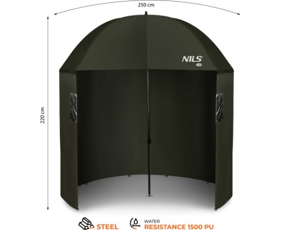 NC4702 ZVEJAS LIETUSSARGS AR SĀNU VĀGU NILS CAMP Рыболовное снаряжение
