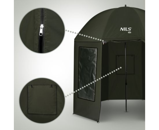 NC4701 ZVEJAS LIETUSSARGS AR PILNSAGUGU NILS CAMP Рыболовное снаряжение