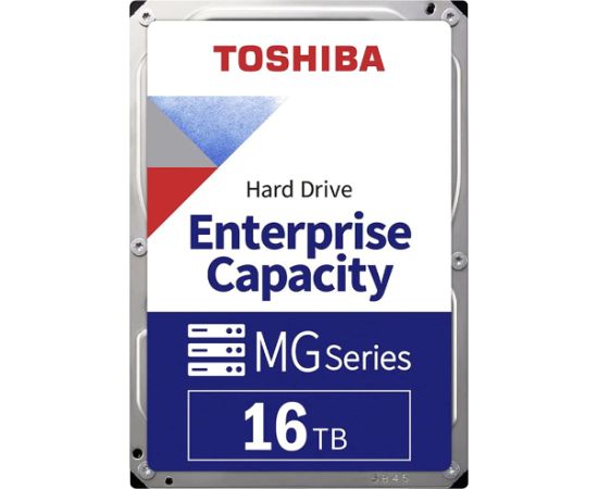 TOSHIBA 3.5" 16TB 512MB 7200RPM SATA 6Gb/s HDD Server HDD Iekšējie cietie diski