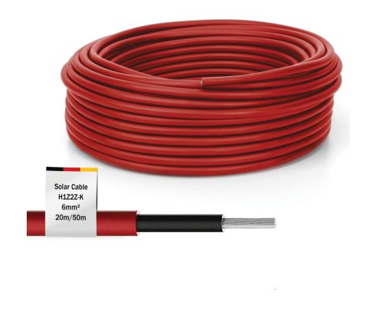 Digitus solar cable installation Ř 6mm˛ PV 1,500Volt (red, 50 meter ring) Jaunumi - Audio-Video