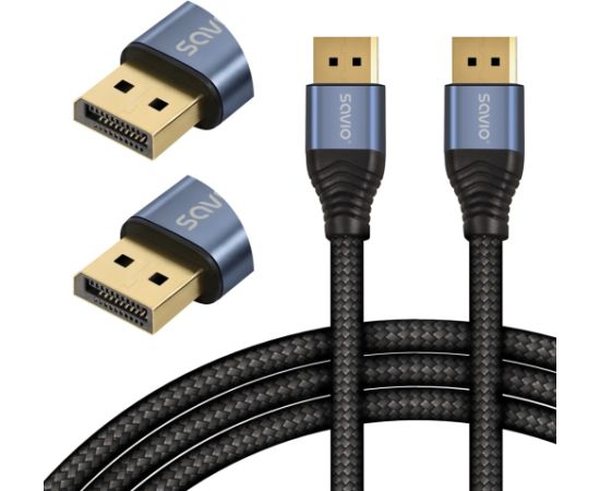 Savio CL-211 DisplayPort cable 3 m Black Dažādi vadi