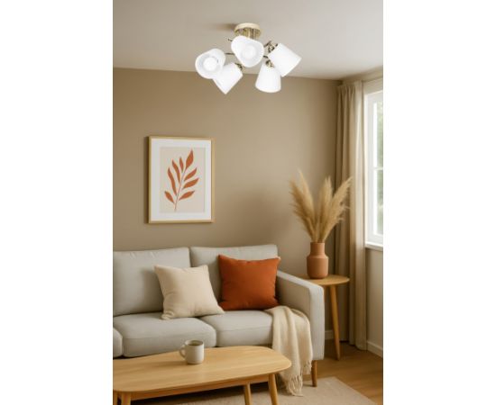 Activejet pendant lamp AJE-EMILY 3P GOLD E27 3x40W Modernās lampas