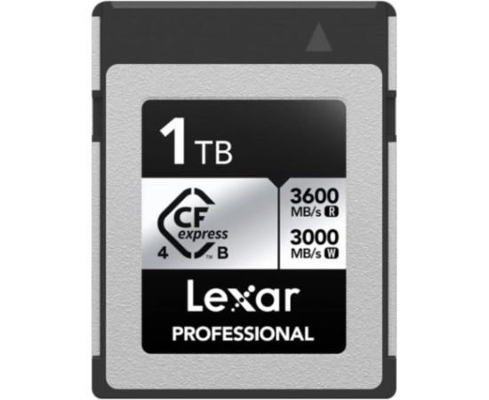 Lexar CFexpress 4.0 Pro silver, R3600/W3000 1TB Карты памяти
