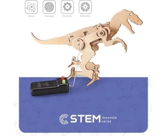 Extradigital Wooden Assembly Kit Robot T-Rex, STEM Educational Toy Конструкторы