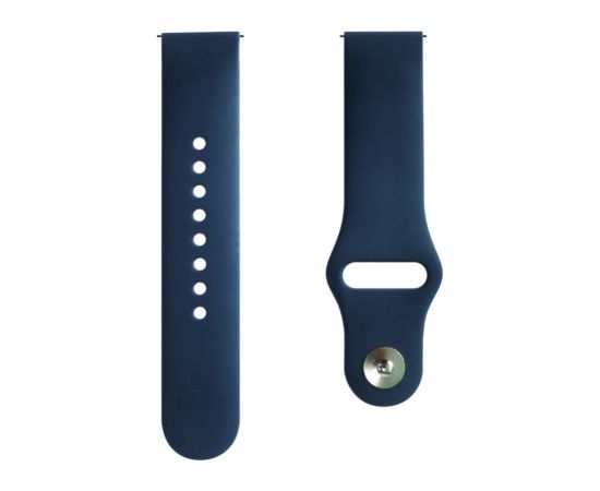 Evelatus   22mm Silicone Loop Watch Straps (130mm M/L) Blue Smart-Watch aksesuāri