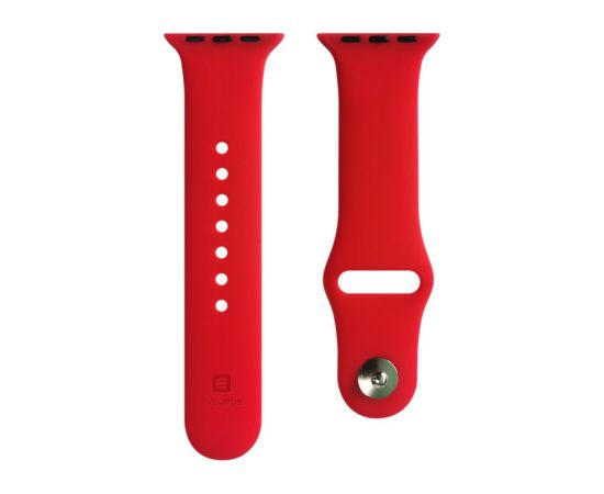 Evelatus   Evelatus 38/40/41mm Silicone Loop Watch Straps (110mm S/M) Red Smart-Watch aksesuāri