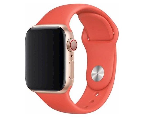 Devia Apple  Watch 44mm / 42mm Strap Deluxe Sport Nectarine Smart-Watch aksesuāri