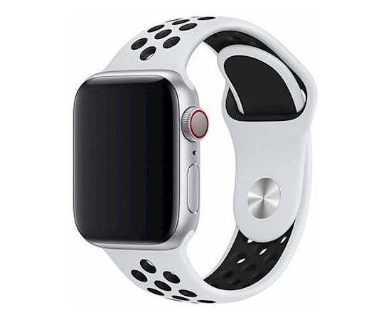 Devia Apple  Watch 40mm / 38mm Strap Deluxe Sport 2 White Smart-Watch aksesuāri