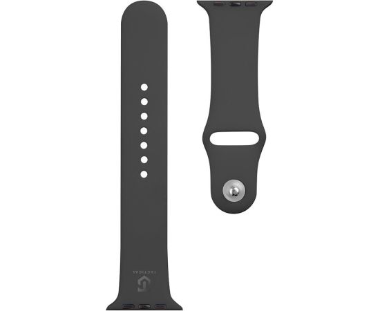 Tactical Apple  Watch 42/44/45mm Silicone Strap Black Smart-Watch aksesuāri