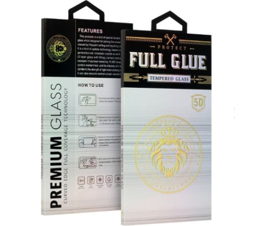 iLike Apple  iPhone 17 AIR HARD Full Glue 5D Tempered Glass Black Ekrānu aizsardzība