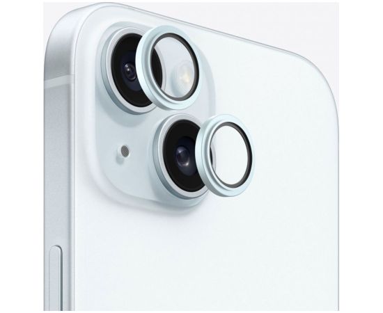 Evelatus Apple  iPhone 15 Camera Lens Protector Armor Blue Ekrānu aizsardzība