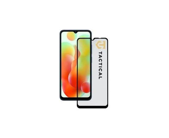 Tactical Xiaomi  Redmi 12C Glass 2.5D Full Glue Black Ekrānu aizsardzība