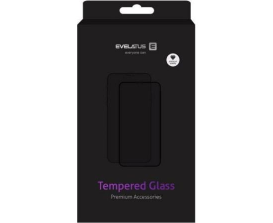 Evelatus Apple  iPhone 14 Pro 6.1 Matte 2.5D Silk Cover Japan Glue Glass Anti-Static Ekrānu aizsardzība