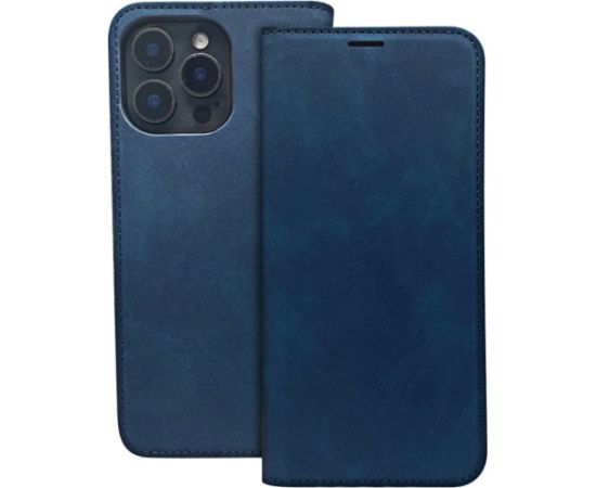 iLike Samsung  Galaxy A15 4G / A15 5G Smart Suede case Navy Blue Neoriģinālie Maciņi