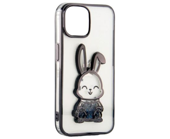 iLike Apple  iPhone 11 Silicone Case Print Desire Rabbit Black Neoriģinālie Maciņi