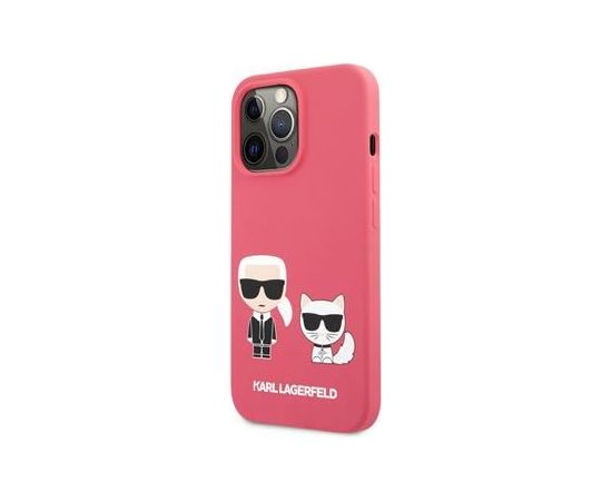 Karl Lagerfeld Apple  iPhone 13 Pro Choupette Liquid Silicone Case Red Чехлы - альтернативные