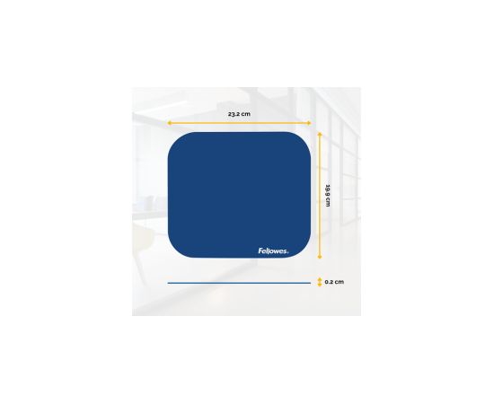 Peļu paliktnis Fellowes PREMIUM Mousepad Blue Palikņi pelēm