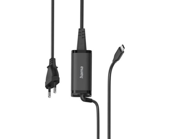 Hama Universal USB-C Notebook Power Supply, 45 W, black - Charger Зарядки для ноутбуков