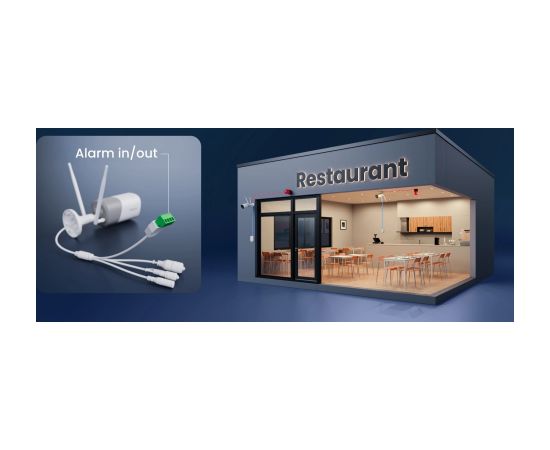 Reolink 4K UHD Wi-Fi 6 Security Camera with 5X Optical Zoom RP-WCB8MZ Bullet 8 MP 4mm IP67 Micro SD, Max. 512 GB Камеры наблюдения