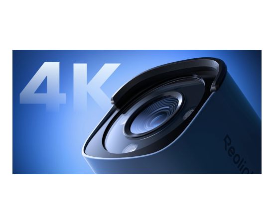 Reolink 4K Smart PoE Camera with ColorX Night Vision RP-PCB8M Bullet 8 MP 2.8mm/F1.6 IP67 H.265/H.264 MicroSD card slot, max. 512GB Video novērošanas kameras
