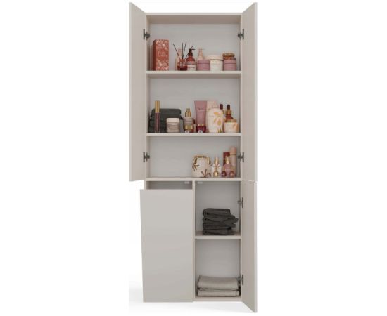 Top E Shop BATHROOM CABINET NEL DD 1K BASKET CASMERE COLOUR LONG DOORS Jaunumi -Dārzam