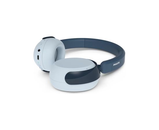 PHILIPS TAK5500RT/00 on-ear austiņas ar Bluetooth bērniem, zilas Austiņas