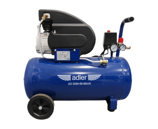 Eļļas kompresors Adler AD2050-50-8bar + piederumi Компрессоры