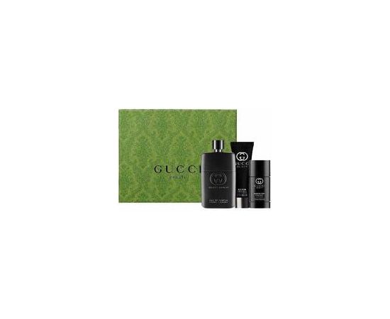 Gucci Guilty pour Homme Eau de Parfum Dárková sada EDP 90 ml, sprchový gel 50 ml a deostick 75 ml 90ml Dāvanu komplekti