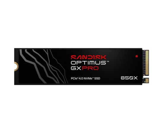 SSD SANDISK 600xTBW rating MTBF 1750000 h Read speed 7300 MB/s Write speed 6300 MB/s NVMe Yes PCI Express 4.0 M.2 1000 GB SDSP81100TAN-000E0 SSD Cietie Diski (Solid state drive)