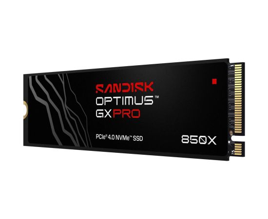 SSD SANDISK 600xTBW rating MTBF 1750000 h Read speed 7300 MB/s Write speed 6300 MB/s NVMe Yes PCI Express 4.0 M.2 1000 GB SDSP81100TAN-000E0 SSD Cietie Diski (Solid state drive)