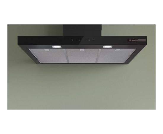 Bosch DWB97DN60 s6, tvaika nosūcējs pie sienas 90cm 700m3/h melns matēts Tvaika nosūcēji