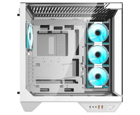 Darkflash DY470 computer case (white) + 4 fans Datoru korpusi