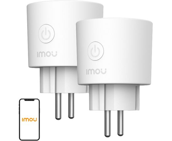 IMOU CE2P Smart Plug, 2-Pack Viedās rozetes