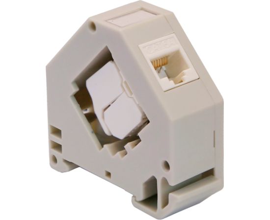 KS6A-UTP-TL180-DIN ~ UTP Cat6A KEYSTONE ar DIN-Rail adapteri Serveri un to komponentes