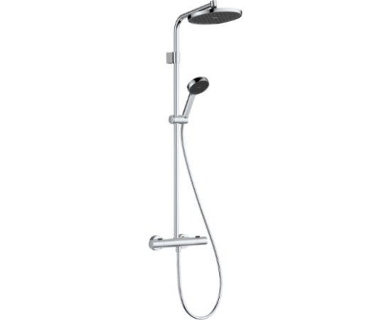 Hansgrohe dušas sistēma ar termostatu Activera S 240 1jet EcoSmart Ecostat Fine Varia, hroms  Смесители для душа / Душевые системы