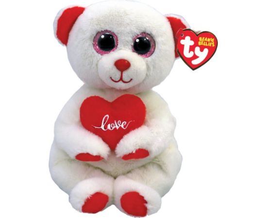 Zuru Maskotka Ty Niedźwiedź z sercem Desi 15 cm biały Мягкие игрушки