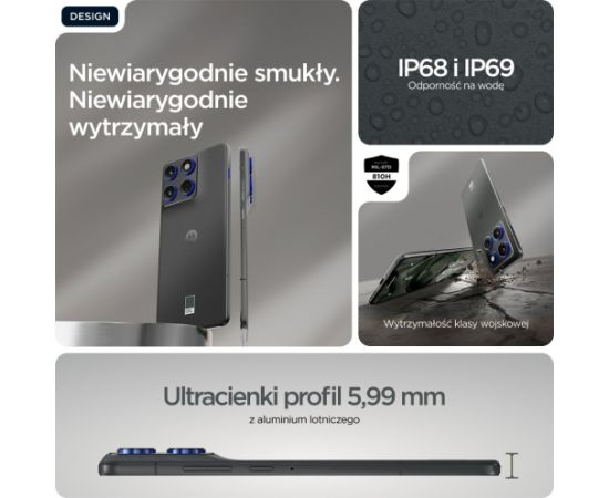 Motorola Edge 70 Business Edition grey 5G Dual-SIM - RAM 8 GB / 256 GB Новинки Компьютерная техника