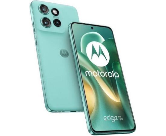 Motorola edge 60 neo green + Moto Buds PG38C05749 16,1 cm (6.36") Dual SIM Android 15 5G USB Type-C 8 GB 256 GB 5200 mAh Новинки Компьютерная техника